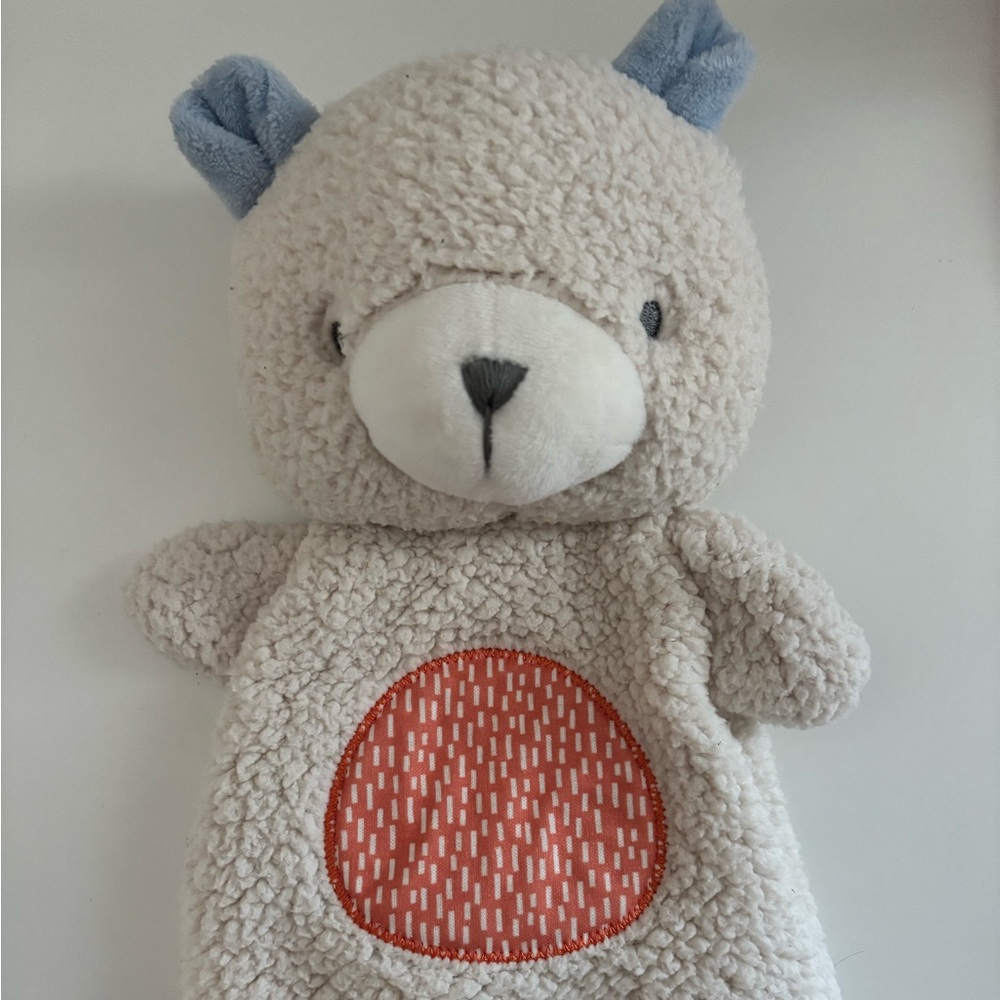 Ingenuity Premium Soft Plush Soothing Bean Bag Lovey - Nate the‎ Teddy Bear